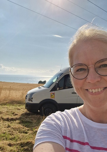 Mit unserem WoMo in Dänemark am Strand